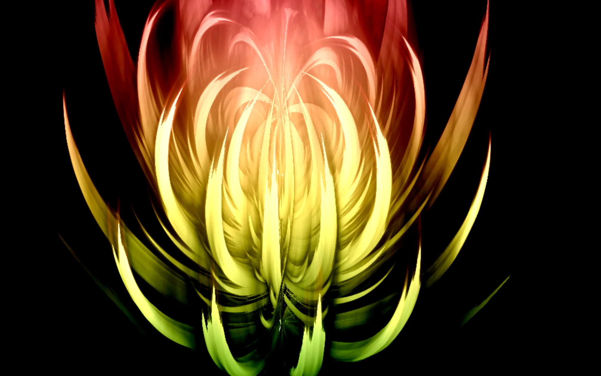 Screenshot of Awesome Blossom: WebGL shader art generator. Create luminous floral patterns with real-time GPU rendering — generative botanical art powered by GLSL fragment shaders.