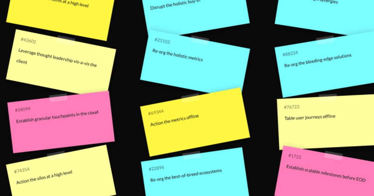 Screenshot of Bad Kanban: Satirical Kanban board simulator. Experience the absurdity of corporate agile project management — a humorous parody for anyone who's survived sprint planning.