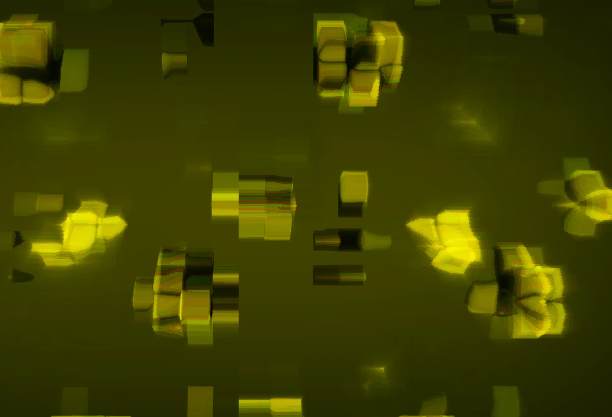 Screenshot of Block Knocks: Fractal pattern controller. Adjust parameters to create complex geometric visual designs — an interactive explorer for Mandelbrot-adjacent mathematical art.