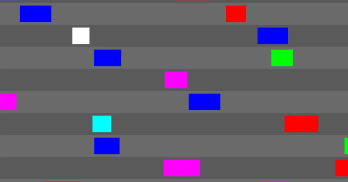 Screenshot of Chicken: Frogger-style road crossing game. Dodge traffic and navigate hazards — a classic arcade tribute to Frogger and Crossy Road with pixel-perfect collision.