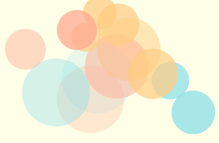 Screenshot of Circlaud: Generative audio-visual composition tool. Sound and visuals evolve together in meditative circles — a procedural music experience inspired by generative art and ambient.