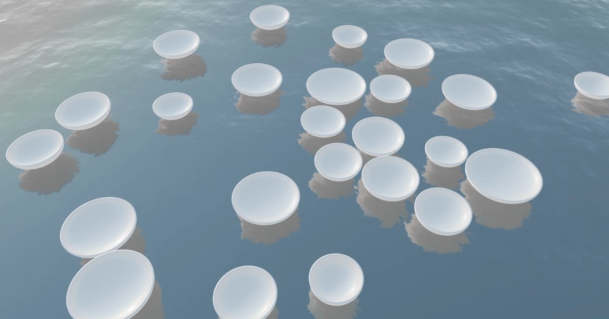 Screenshot of Clinamen: Generative ambient music with virtual singing bowls. Procedural soundscapes and meditative visuals — an interactive alternative to Brian Eno's ambient apps and Endel.