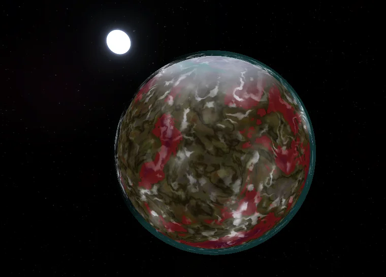 Screenshot of Cosmic Forge: Space wallpaper generator with nebulae, stars, and galaxies. Create custom cosmic backgrounds and download hi-res images — procedural astronomy art.