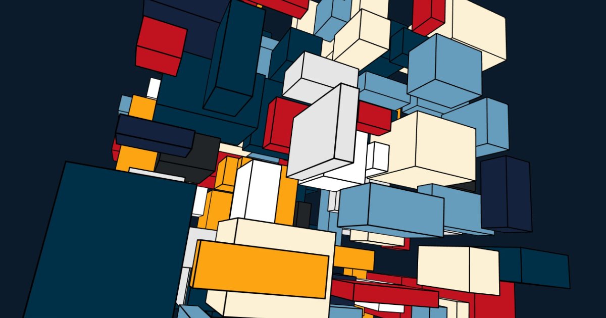Screenshot of Cube Garden: 3D cube garden generator. Grow geometric landscapes of cubes with interactive controls — a satisfying generative voxel art toy with real-time growth simulation.