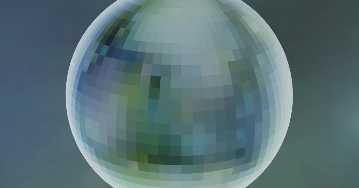 Screenshot of Disco Ball: 3D disco ball simulator with reflective mirrors, dynamic nebulae, and starfields. A spinning mirrored sphere casting light across your screen.