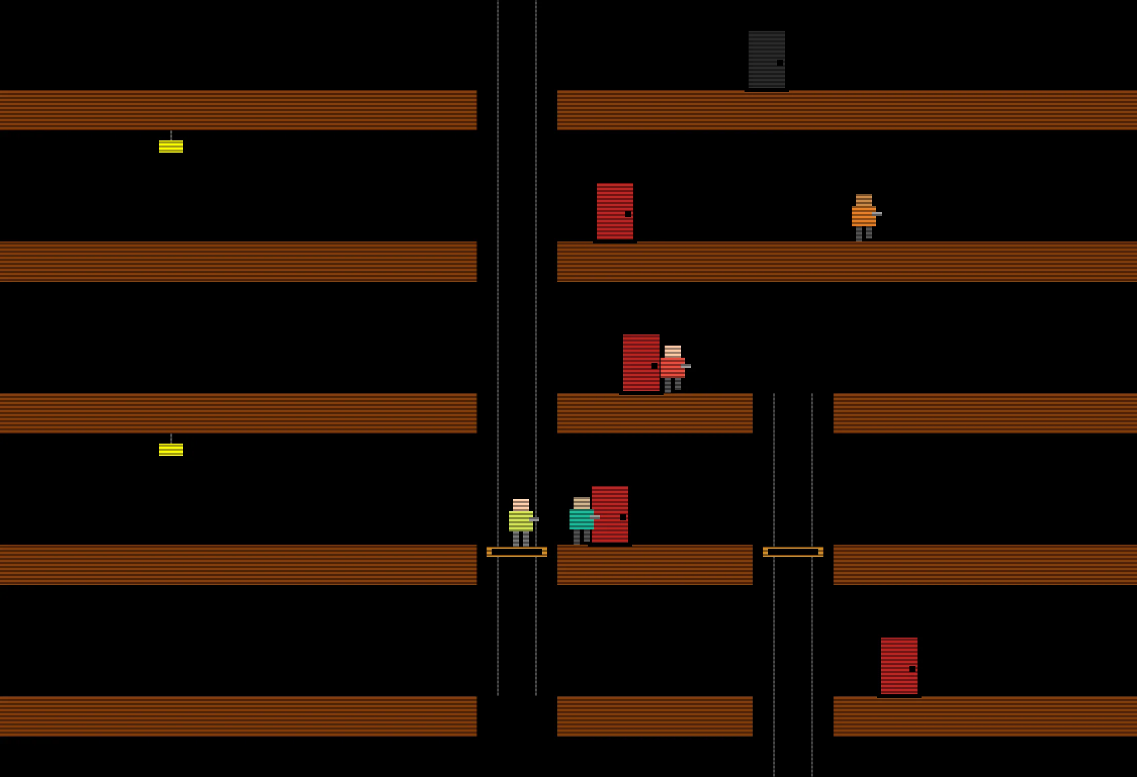 Screenshot of Elevator Agent: Stealth puzzle game with elevator mechanics. Infiltrate buildings, hack access panels, and ride between floors — a spy-themed logic adventure.