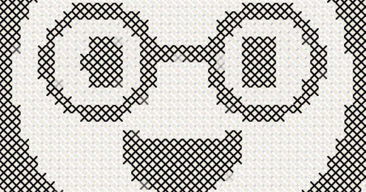 Screenshot of Embroidery Lab: Image-to-embroidery pattern converter. Transform photos into realistic cross-stitch designs with thread and Aida cloth textures — a free alternative to Pic2Pat.