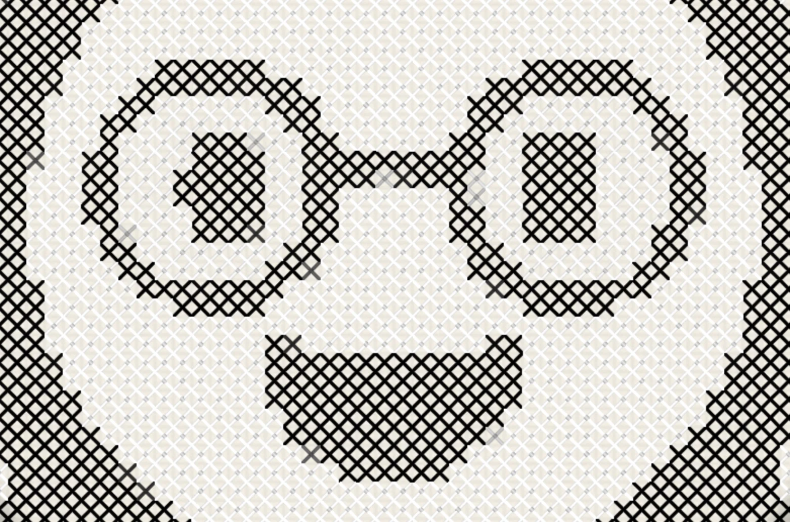 Screenshot of Embroidery Lab: Image-to-embroidery pattern converter. Transform photos into realistic cross-stitch designs with thread and Aida cloth textures — a free alternative to Pic2Pat.