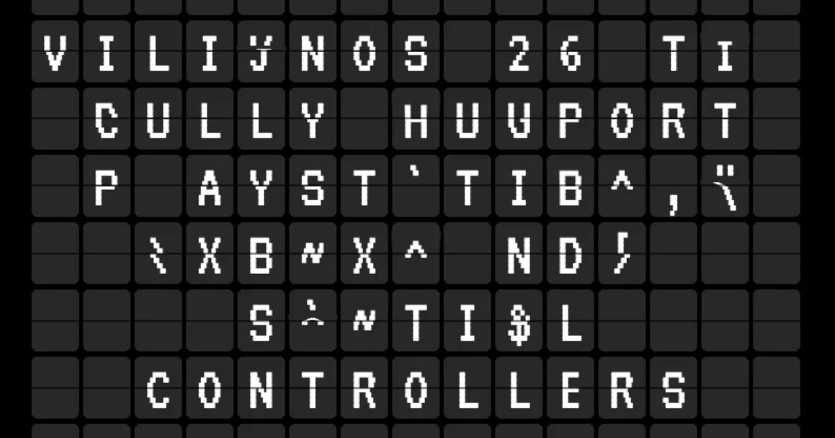 Screenshot of Flipatron: Split-flap display simulator. Type any message and watch mechanical letters animate — a digital recreation of Solari departure boards and retro airport signage.