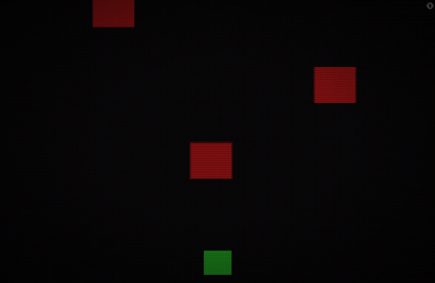 Screenshot of Jabberblocky: Falling-block dodge game with escalating speed. React and survive as the grid fills — an arcade reflex challenge inspired by Tetris and downwell mechanics.