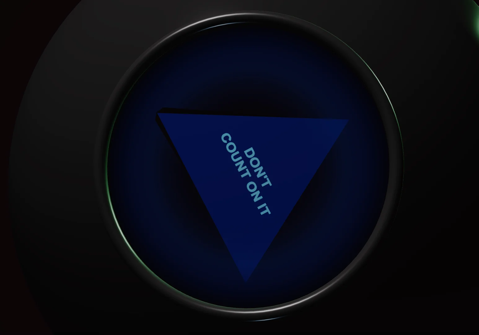 Screenshot of Magic 8-Ball: Magic 8-Ball simulator with 3D physics. Shake for answers — a digital replica of the Mattel fortune-telling toy with realistic fluid animation.