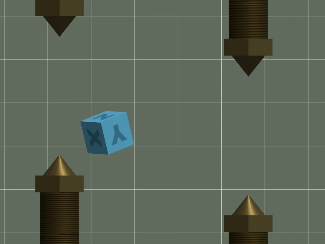 Screenshot of Flappament: Flappy Bird clone with tap-to-fly mechanics. Dodge pipes and chase high scores in this one-button arcade game — a free Flappy Bird alternative.