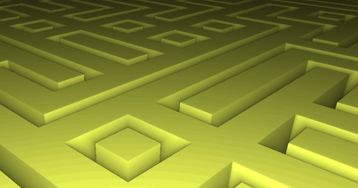 Screenshot of Maze Craze: Truchet tiling pattern generator. Create intricate maze-like geometric designs — a mathematical art tool for generative mosaic and labyrinth patterns.