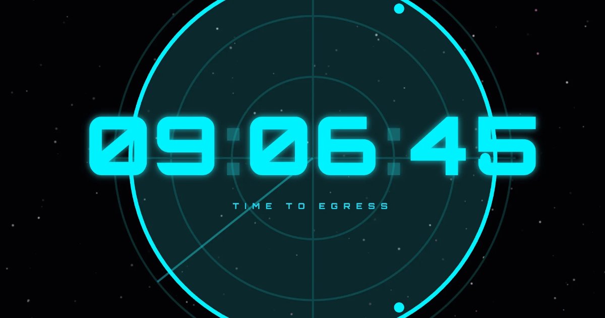Screenshot of Mission Cockpit: Morning routine countdown dashboard with a sci-fi cockpit interface. Set milestones, track time, and launch your day — a tactical scheduler for early risers.