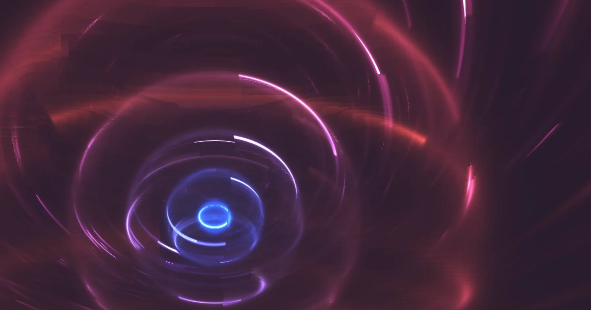 Screenshot of Orbit Trails: Orbital fractal art toy. Watch particles trace beautiful paths around attractors — a gravity simulation visualizer with hypnotic trail rendering.