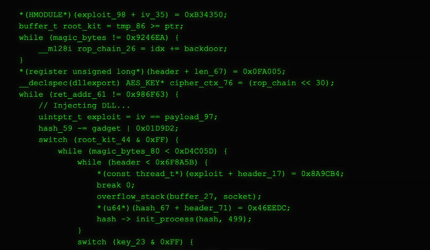 Screenshot of Panic Command: Procedural hacking terminal simulator. Cascading breach sequences and system alerts — a Hollywood-style hacker roleplay experience for fun and screenshots.