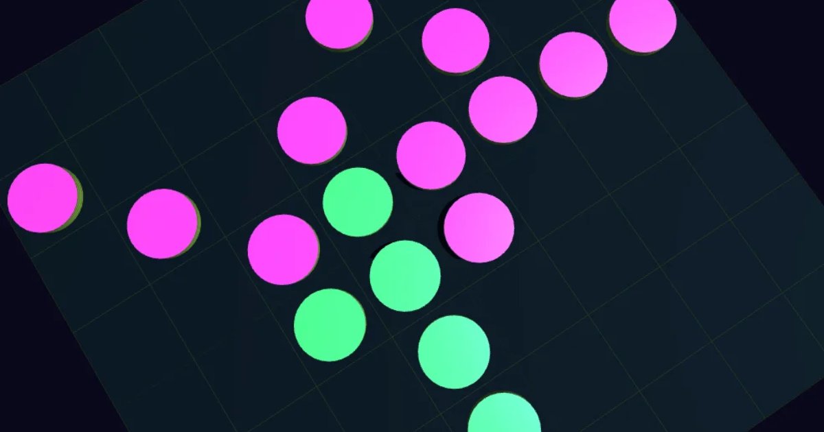 Screenshot of Quantum Reversi: Reversi (Othello) with AI opponents and a sci-fi interface. Classic disc-flipping strategy on an 8×8 board — a free alternative to Reversi apps and iOthello.