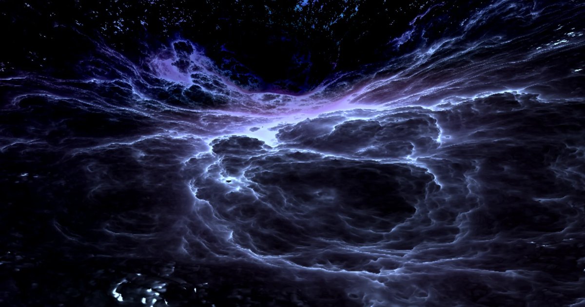 Screenshot of River Shiver: Abstract landscape generator with flowing river visuals. Create generative terrain scenes — procedural nature art with parametric erosion and water simulation.