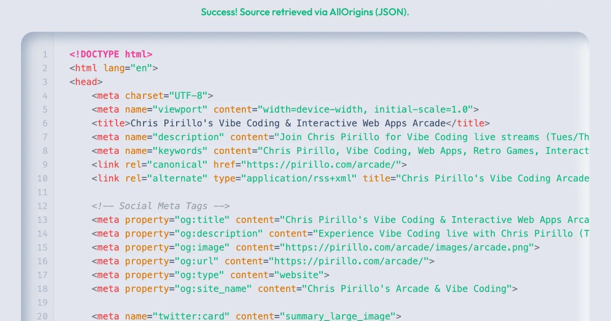 Screenshot of Downloader: Website source code downloader. Fetch and save HTML, CSS, and JavaScript of any public page — a quick inspection tool for web developers and designers.