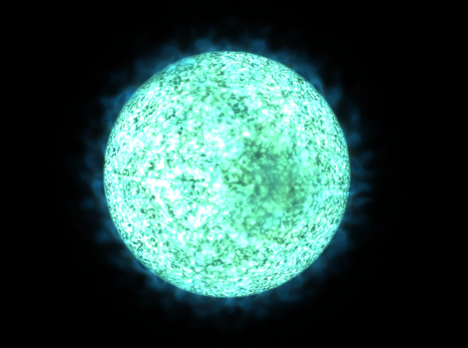 Screenshot of Sun Spots: Interactive solar plasma simulation. Explore sun surface artifacts and magnetic dynamics — an astrophysical visualization inspired by SDO/SOHO solar imagery.