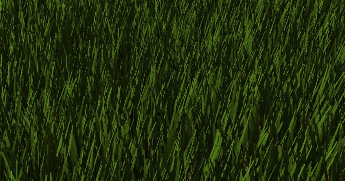 Screenshot of Touch Grass: Interactive 3D grass simulator. Touch, blow, and interact with realistic virtual grass — a calming WebGL nature experience. Literally touch grass, digitally.