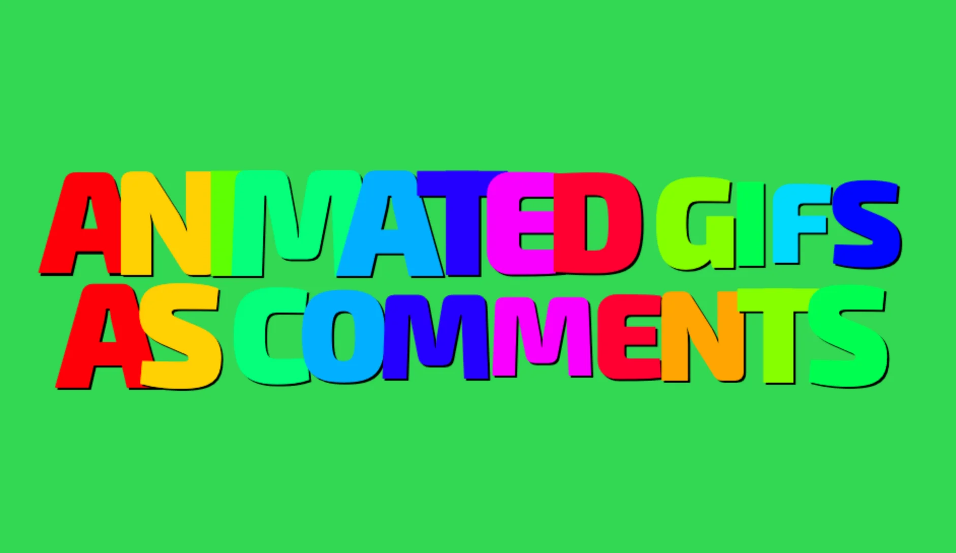 Screenshot of Vibe GIF: Text-to-animated-GIF maker. Type a message and generate a looping text animation — create shareable GIF graphics for social media and messaging.